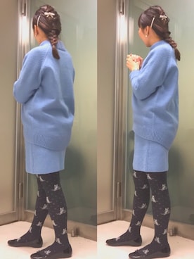 「PAUL&JOE（ポールアンドジョー）のアイテム（レッグウェア）」を使った、YUKOさん（レディース・157cm）の冬コーディネート