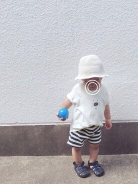 _____itsu◡̈さん(キッズ・80cm)の夏コーディネート