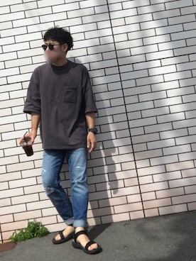 ねつなおやさん（メンズ・172cm）の夏コーディネート