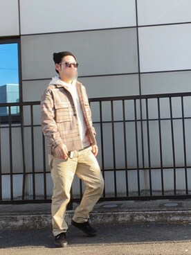 「CIAOPANIC TYPY（チャオパニックティピー）のアイテム（その他アウター）」を使った、ねつなおやさん（メンズ・172cm）の冬コーディネート