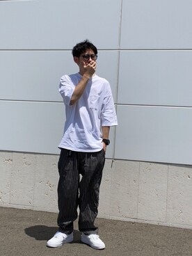 ねつなおやさん（メンズ・172cm）の春コーディネート