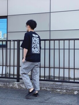 ねつなおやさん（メンズ・172cm）の夏コーディネート