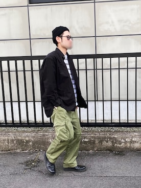 ねつなおやさん（メンズ・172cm）の春コーディネート