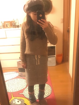 あやのさん（レディース・150cm）の冬コーディネート