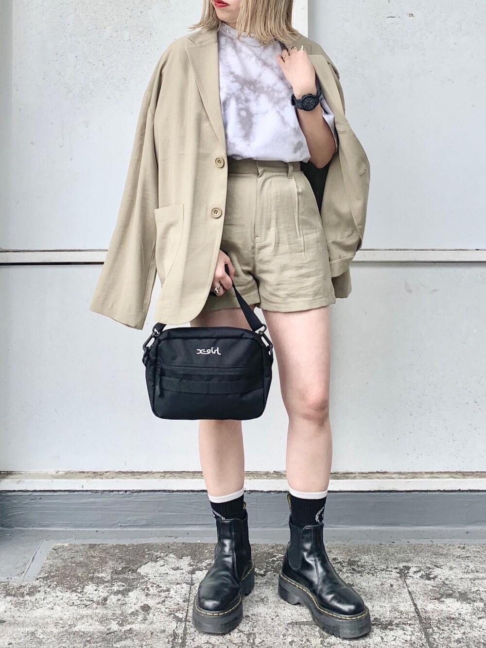 X-girl（エックスガール）の「SINGLE-BREASTED JACKET