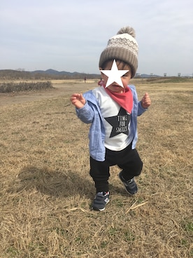 2時さん（キッズ・80cm）の春コーディネート