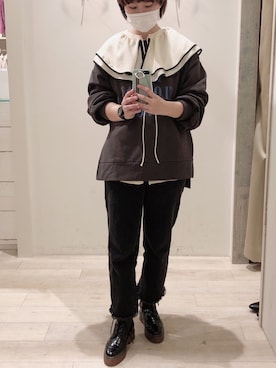 Uriさん（レディース・160cm）の冬コーディネート