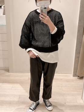 Uriさん（レディース・160cm）の春コーディネート