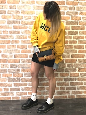 「ila（アイラ）のアイテム」を使った、マツモトさん（レディース・161cm）の冬コーディネート