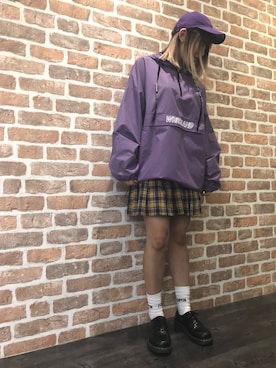 「CHMPGN（シャンパンシャンペン）のアイテム」を使った、マツモトさん（レディース・161cm）の春コーディネート