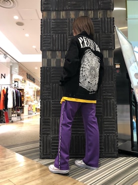 「WHITELAND BLACKBURN」｜「アイテム（デニムジャケット）」を使った、マツモトさん（レディース・161cm）の秋コーディネート