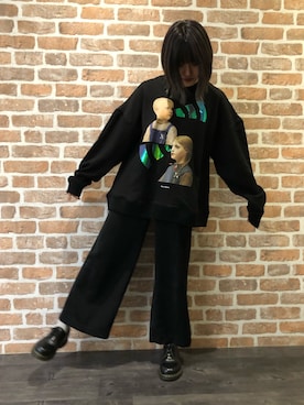 「L.H.P（エルエイチピー）のアイテム（スウェット）」を使った、マツモトさん（レディース・161cm）の秋コーディネート