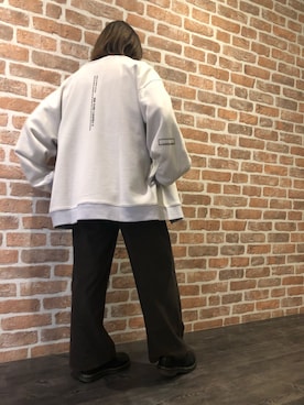 「L.H.P（エルエイチピー）のアイテム（カーディガン/ボレロ）」を使った、マツモトさん（レディース・161cm）の冬コーディネート