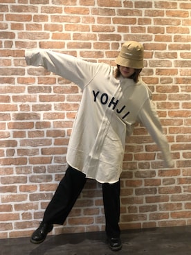 「L.H.P（エルエイチピー）のアイテム（帽子）」を使った、マツモトさん（レディース・160cm）の夏コーディネート