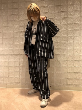 「WHITELAND（ホワイトランド）のWHITELAND/ホワイトランド/リネンシャツ（シャツ/ブラウス）」を使った、マツモトさん（レディース・161cm）の夏コーディネート