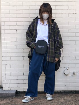 「Danke schon」｜「アイテム（アクセサリー）」を使った、マツモトさん（レディース・161cm）の秋コーディネート