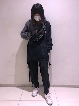 マツモトさんの「DankeSchon/ダンケシェーン/NS CARGO PANTS/カーゴパンツ」を使ったコーディネート