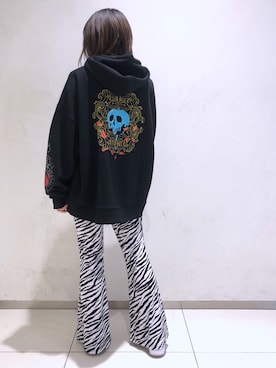 「Chica（チカ）のアイテム」を使った、マツモトさん（レディース・161cm）の冬コーディネート