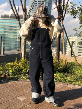 「DANKE SCHON（ダンケシェーン）のアイテム（帽子）」を使った、マツモトさん（レディース・161cm）の冬コーディネート
