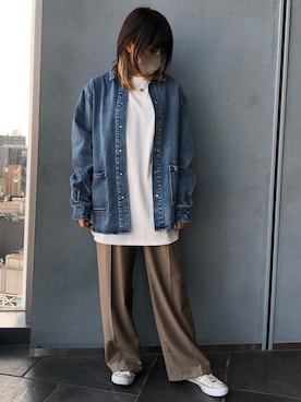 「L.H.P Private Brand（エルエイチピープライベートブランド）のアイテム」を使った、マツモトさん（レディース・161cm）の春コーディネート