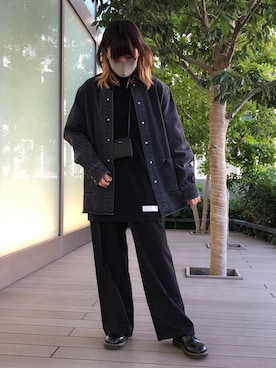 「Danke schon」｜「アイテム（スラックス）」を使った、マツモトさん（レディース・161cm）の春コーディネート