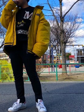 「CONVERSE（コンバース）のアイテム（その他アウター）」を使った、YsKさん（メンズ・165cm）の冬コーディネート