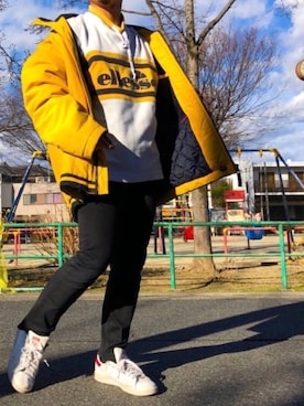 「CONVERSE（コンバース）のアイテム（その他アウター）」を使った、YsKさん（メンズ・165cm）の冬コーディネート