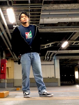 「Right-on（ライトオン）のアイテム（デニムジャケット）」を使った、YsKさん（メンズ・165cm）の秋コーディネート