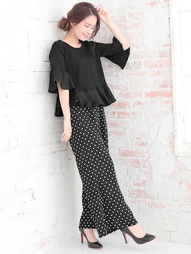 「フレアスリーブ」｜Retica(レティカ)さん（レディース・162cm）の夏コーディネート