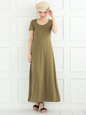 「アイテム（キャスケット）」を使った、Retica(レティカ)さん（レディース・160cm）の夏コーディネート