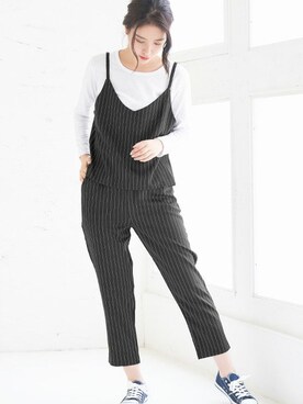 「Ninarobe（ニーナローブ）のアイテム」を使った、Retica(レティカ)さん（レディース・162cm）の秋コーディネート