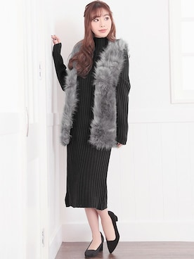 「Ninarobe（ニーナローブ）のアイテム」を使った、Retica(レティカ)さん（レディース・160cm）の秋コーディネート