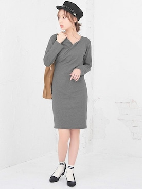 「Ninarobe（ニーナローブ）のアイテム」を使った、Retica(レティカ)さん（レディース・160cm）の冬コーディネート