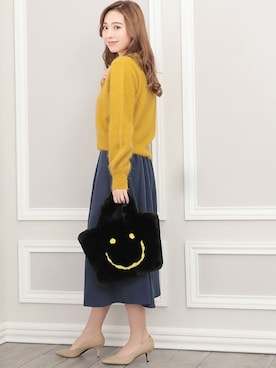 「アンゴラニット」｜Retica(レティカ)さん（レディース・160cm）の冬コーディネート