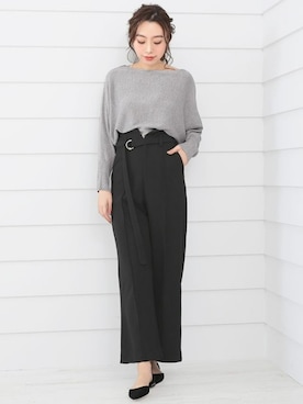 「モノトーン」｜Retica(レティカ)さん（レディース・160cm）の春コーディネート