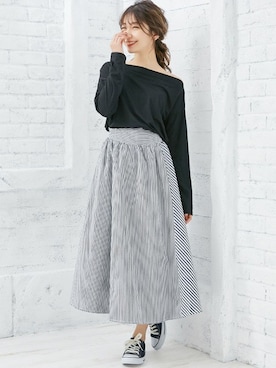 「ニーナ」｜Retica(レティカ)さん（レディース・160cm）の春コーディネート