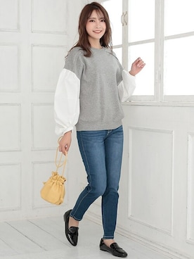 「アイテム（ポーチ）」を使った、Retica(レティカ)さん（レディース・161cm）の秋コーディネート