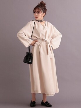 「アイテム（ポーチ）」を使った、Retica(レティカ)さん（レディース・161cm）の秋コーディネート