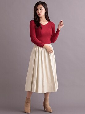 「Ninarobe（ニーナローブ）のアイテム」を使った、Retica(レティカ)さん（レディース・165cm）の秋コーディネート