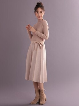 「Ninarobe（ニーナローブ）のアイテム」を使った、Retica(レティカ)さん（レディース・162cm）の秋コーディネート