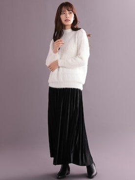 「プリーツ」｜Retica(レティカ)さん（レディース・163cm）の秋コーディネート