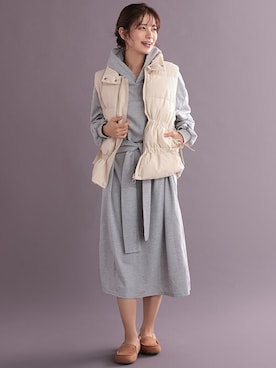 「Ninarobe（ニーナローブ）のアイテム」を使った、Retica(レティカ)さん（レディース・163cm）の秋コーディネート