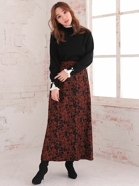 「プリーツ」｜Retica(レティカ)さん（レディース・160cm）の冬コーディネート