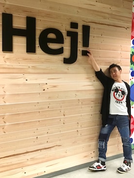 「あついねー」｜チーズさん（メンズ・163cm）の春コーディネート