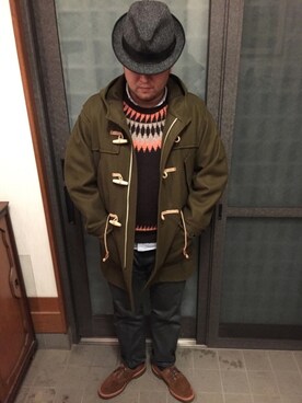 「新年一発目」｜「アイテム（その他シューズ）」を使った、vashiさん（メンズ・181cm）の冬コーディネート