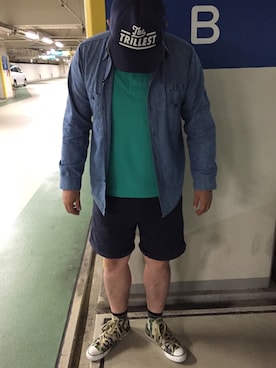 「BIG YANK（ビッグヤンク）のアイテム」を使った、vashiさん（メンズ・181cm）の春コーディネート