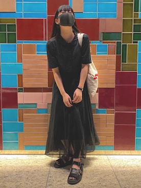 サキマチダ🌹シンガーソングライターさん（レディース・157cm）の夏コーディネート