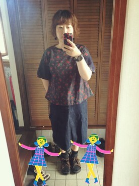 MAGOさん（レディース・156cm）の夏コーディネート