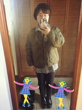 「アイテム（ブルゾン）」を使った、MAGOさん（レディース・156cm・30代）の秋コーディネート