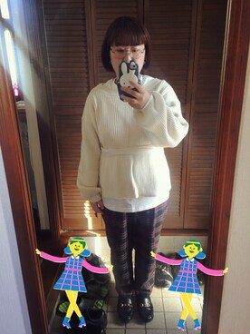 MAGOさん（レディース・156cm）の冬コーディネート